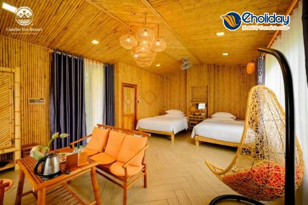 Eco Resort Cần Thơ Phòng Bungalow Bambo Lake View