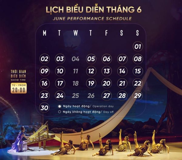 Vé Tiên Sa Show Đà Nẵng Lịch Biểu Diễn Tháng 6