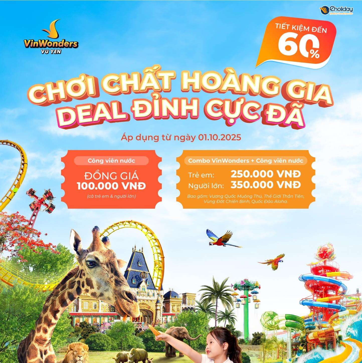 Vé VinWonders Vũ Yên Hải Phòng