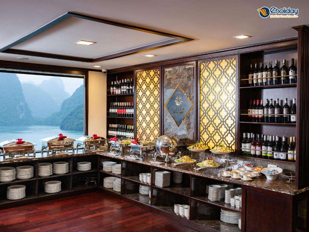 Du Thuyền Amanda Luxury Lan Hạ Buffet Sáng