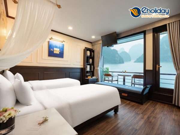 Du Thuyền Amanda Luxury Lan Hạ Phòng Junior Suite Có Ban Công 2