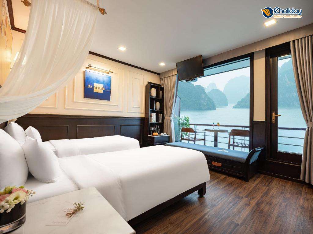 Du Thuyền Amanda Luxury Lan Hạ Phòng Junior Suite Có Ban Công 2