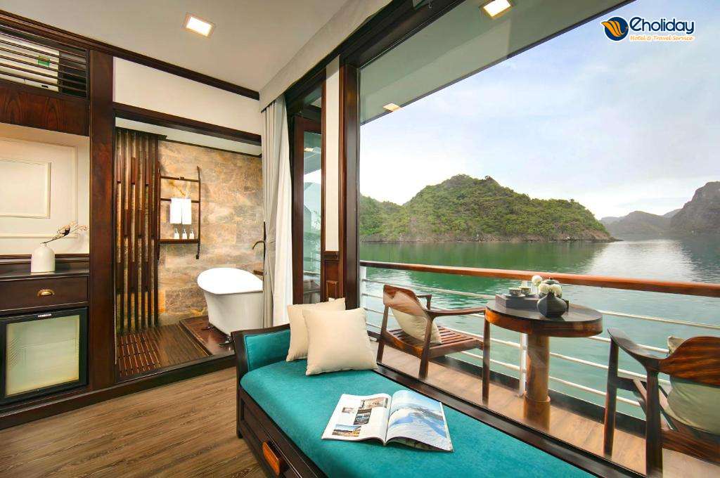 Du Thuyền Amanda Luxury Lan Hạ Phòng Junior Suite Có Ban Công 3
