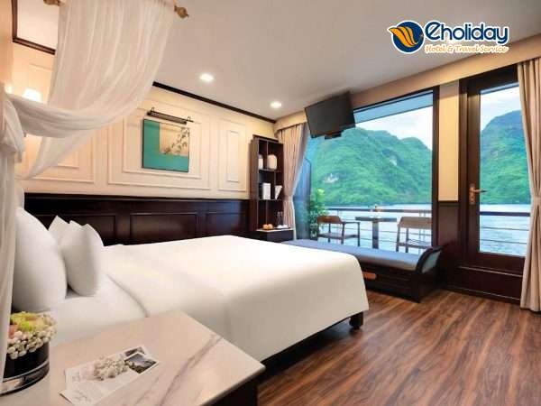 Du Thuyền Amanda Luxury Lan Hạ Phòng Junior Suite Có Ban Công 4