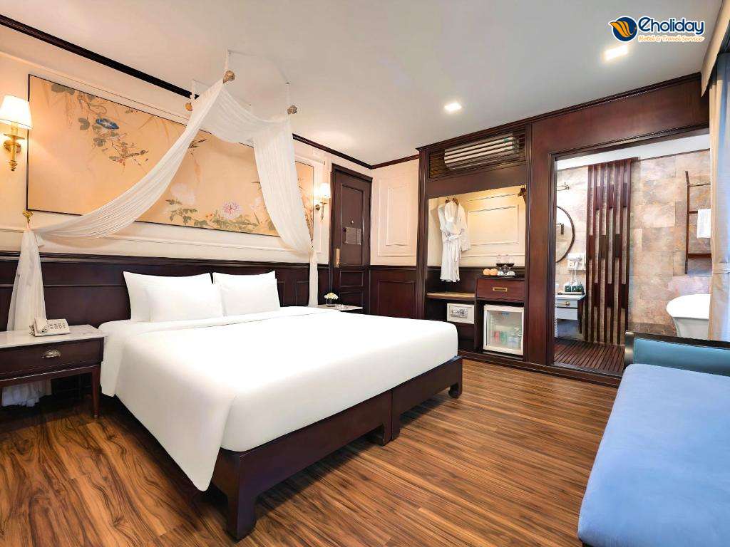 Du Thuyền Amanda Luxury Lan Hạ Phòng Junior Suite Có Ban Công
