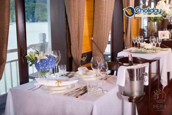 Du Thuyền Hera Grand Luxury Hạ Long Nhà Hàng