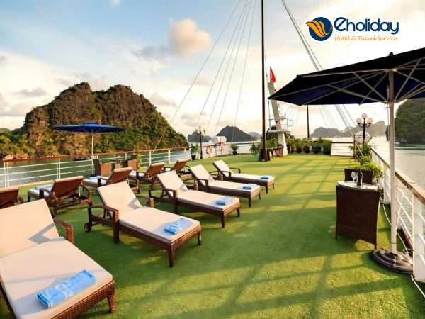 Du Thuyền Le Journey Elegance Lan Hạ Sundeck