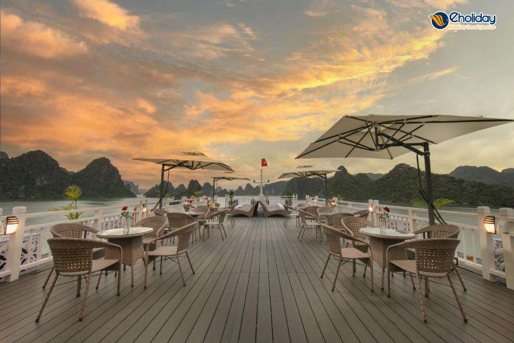 Du Thuyền Arcady Boutique Hạ Long Sundeck