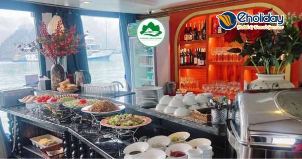 Du Thuyền Verdure Lotus Classic Lan Hạ Quầy Buffet Sáng