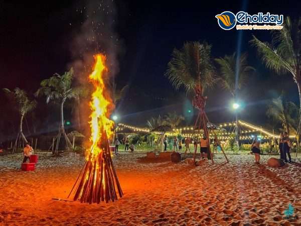 The Vista Beach Resort Phan Thiết Lửa Trại