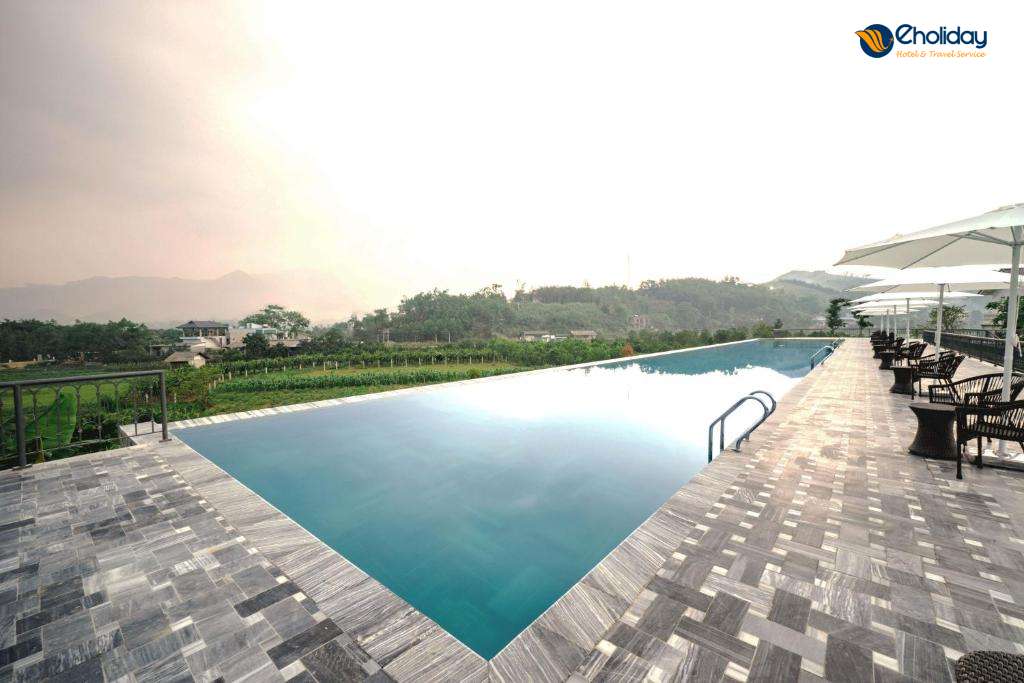 Venusgiti Hot Spring Resort Hòa Bình Bể Bơi