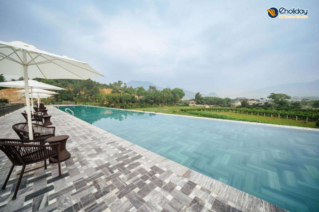 Venusgiti Hot Spring Resort Hòa Bình Pool 2