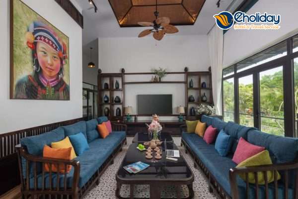 Villa Bái Đính Ninh Bình 5 Phòng Ngủ Có Bể Bơi Phòng Khách