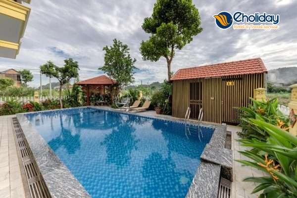 Villa Tam Cốc 11 Phòng Ngủ Có Bể Bơi Riêng Bể Bơi