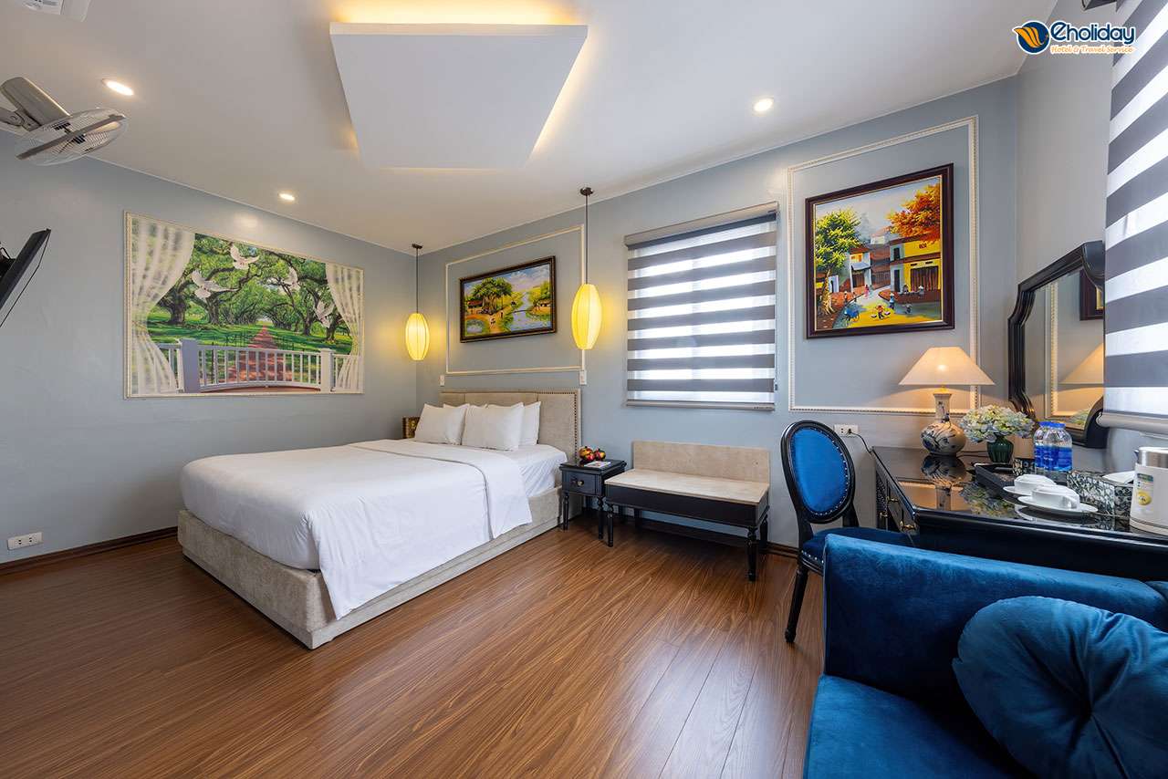 Khách Sạn Golden Amour Hà Nội Phòng Deluxe Double Tầng Cao