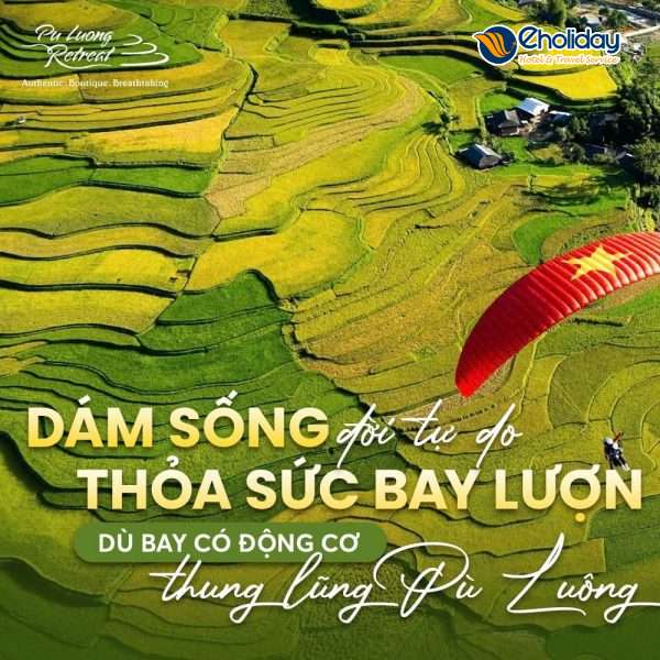 Vé Trải Nghiệm Dù Bay Có động Cơ Tại Pù Luông Thanh Hóa 2