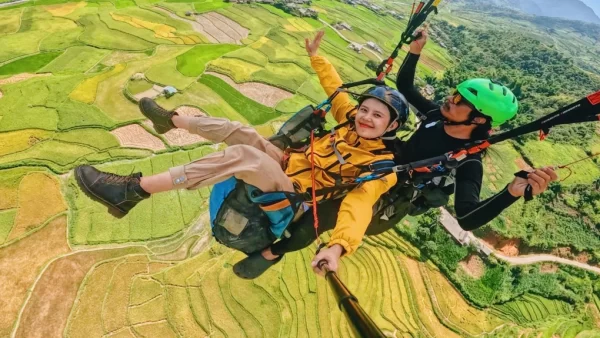 Vé Trải Nghiệm Dù Bay Có động Cơ Tại Pù Luông Thanh Hóa 6