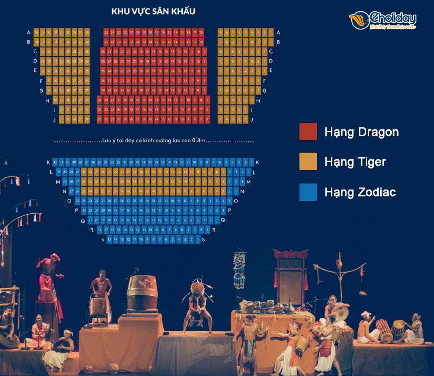 Khu Vực Khán đài Chum Show Nha Trang