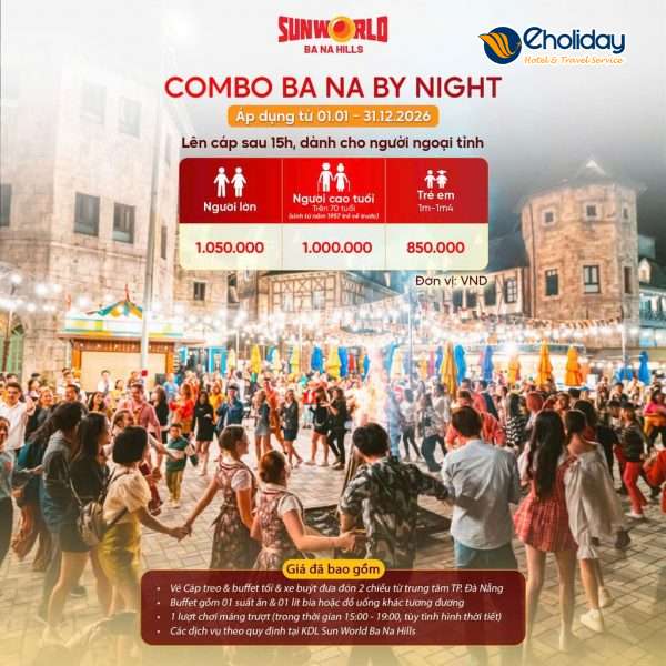 Combo Bà Nà By Night 2026