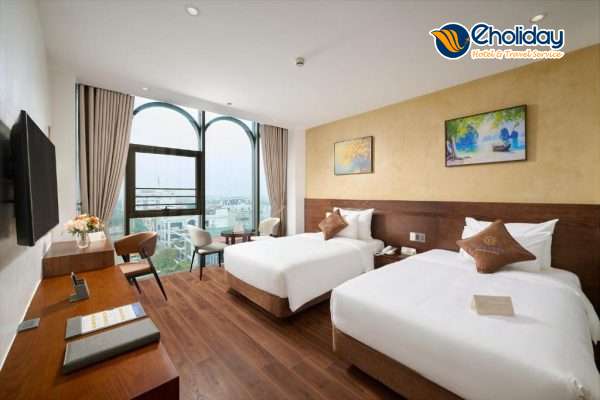 Khách Sạn Elegance Ninh Bình Phòng Deluxe Hướng Phố